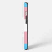 Etui iPhone 13 Drapeau de fierté transgenre (Côté gauche)