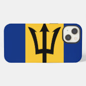 Etui iPhone 13 Drapeau de la Barbade (Verso Horizontal)