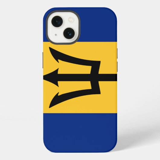 Etui iPhone 13 Drapeau de la Barbade (Verso)