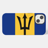 Etui iPhone 13 Drapeau de la Barbade (Verso Horizontal)