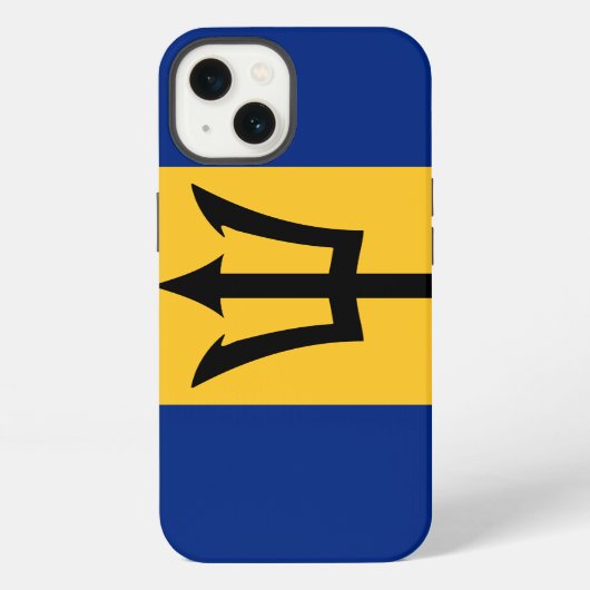 Etui iPhone 13 Drapeau de la Barbade (Verso)