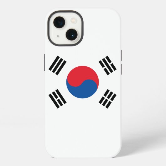 Etui iPhone 13 Drapeau de la Corée du Sud (Verso)