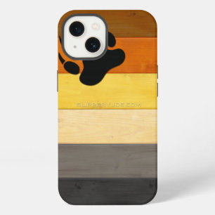 Etui iPhone 13 drapeau de la fierté des ours de SlipperyJoe's tex