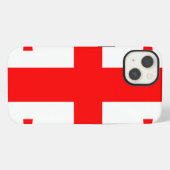 Etui iPhone 13 Drapeau de la Géorgie (Verso Horizontal)