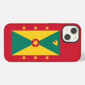 Etui iPhone 13 Drapeau de la Grenade (Verso Horizontal)