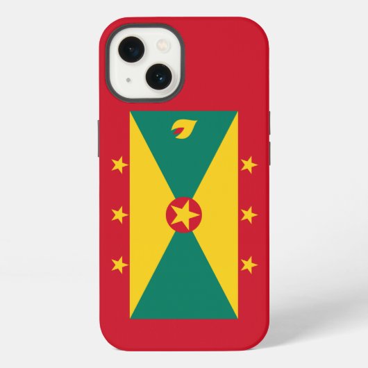 Etui iPhone 13 Drapeau de la Grenade (Verso)