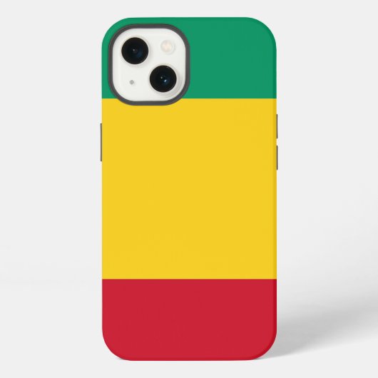 Etui iPhone 13 Drapeau de la Guinée (Verso)