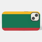 Etui iPhone 13 Drapeau de la Lituanie (Verso Horizontal)