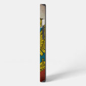 Etui iPhone 13 Drapeau de la Russie qui flotte (Côté gauche)