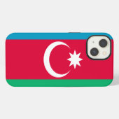 Etui iPhone 13 Drapeau de l'Azerbaïdjan (Verso Horizontal)