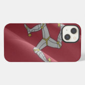 Etui iPhone 13 Drapeau de l'île de Man - (Verso Horizontal)
