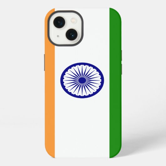 Etui iPhone 13 Drapeau de l'Inde (Verso)