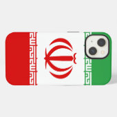 Etui iPhone 13 Drapeau de l'Iran (Verso Horizontal)