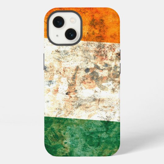 Etui iPhone 13 Drapeau de l'Irlande (Verso)