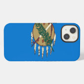 Etui iPhone 13 Drapeau de l'Oklahoma (Verso Horizontal)