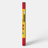Etui iPhone 13 drapeau d'espagne (Côté gauche)
