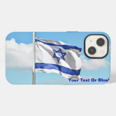 Etui iPhone 13 Drapeau Du Coque-coque iphone D'Israël (Verso Horizontal)