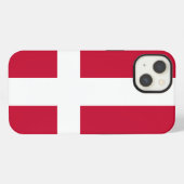Etui iPhone 13 Drapeau du Danemark (Verso Horizontal)