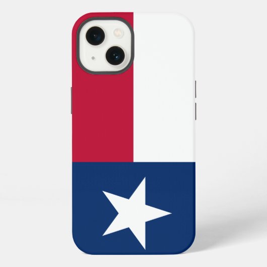 Etui iPhone 13 Drapeau du Texas (vertical) (Verso)