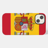 Etui iPhone 13 drapeau espagne (Verso Horizontal)