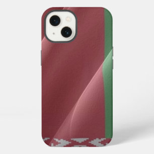 Etui iPhone 13 Drapeau flottant de la Biélorussie -