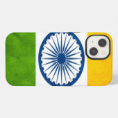 Etui iPhone 13 Drapeau indien (Verso Horizontal)