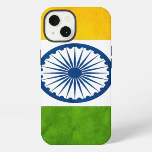 Etui iPhone 13 Drapeau indien (Verso)