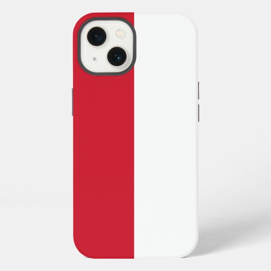 Etui iPhone 13 Drapeau Indonésie (Verso)