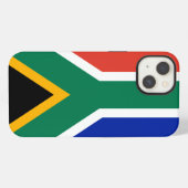 Etui iPhone 13 drapeau sud-africain (Verso Horizontal)