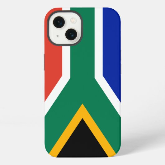 Etui iPhone 13 drapeau sud-africain (Verso)