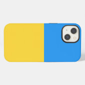 Etui iPhone 13 Drapeau ukrainien (Verso Horizontal)