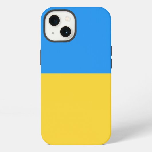 Etui iPhone 13 Drapeau ukrainien (Verso)