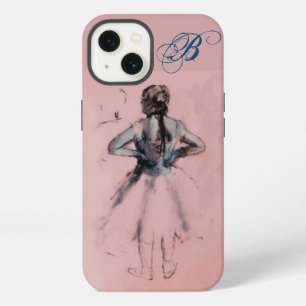 ETUI iPhone 13 ÉCOLE DE DANSE / DANSEUSE DE BALLET MONOGRAMME