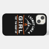 Etui iPhone 13 Écoute comme une fille, essaie de suivre (Verso Horizontal)