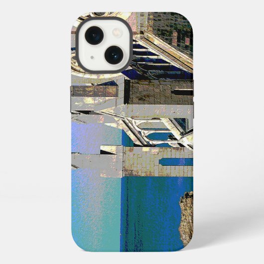 Etui iPhone 13 Église face à l'océan (Verso)