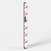 Etui iPhone 13 Élégant Houndstooth Rose (Côté droit)