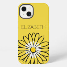 Élégant minimaliste moderne Fleur de marguerite et