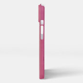 Etui iPhone 13 Elégante Abstraite pastèque rose et vert (Côté gauche)