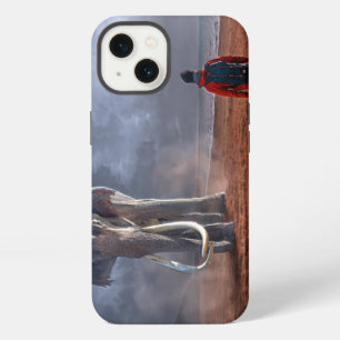 Etui iPhone 13 Éléphant et homme de fantaisie