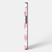 Etui iPhone 13 Eléphants roses (Côté gauche)