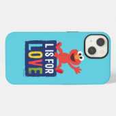 Etui iPhone 13 Elmo | L pour Amour (Verso Horizontal)