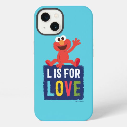Etui iPhone 13 Elmo | L pour Amour (Verso)