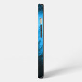 Etui iPhone 13 Emblème de monogramme d'étoile de boussole brouill (Côté gauche)