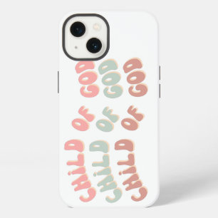 Etui iPhone 13 Enfant de Dieu Rétro Waves