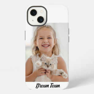 Etui iPhone 13 Enfant moderne personnalisé avec photo d'animal