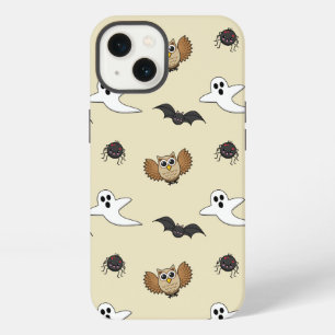 Etui iPhone 13 Ensemble de créatures nocturnes Kawaii Creepy