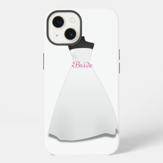 Etui iPhone 13 Épouse Mariage blanche (Verso)