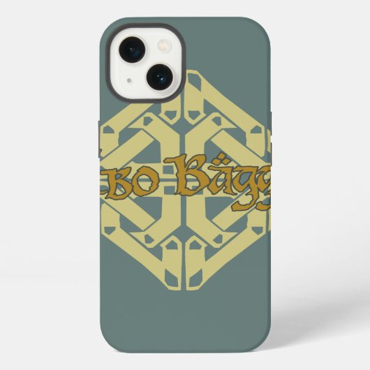 Etui iPhone 13 Erebor - Nom BILBO BAGGINS™ (Verso)