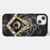 Etui iPhone 13 Esprit maçonnique (YellowishSwish) (Verso Horizontal)