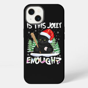 Etui iPhone 13 Est-ce que ce chat assez joyeux arbre de Noël Ligh